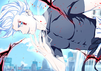 Satoru Gojo, Satoru Gojo, Anime, Jujutsu Kaisen HD wallpaper