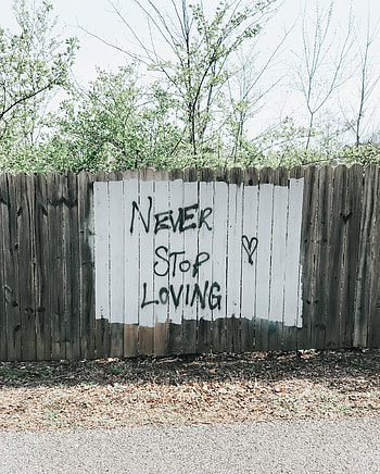 Love, Words, Fence, Inscription HD phone wallpaper