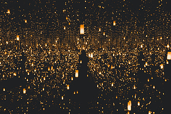 Lights, Dark, Shine, Light, Lanterns, Illumination, Lighting HD wallpaper