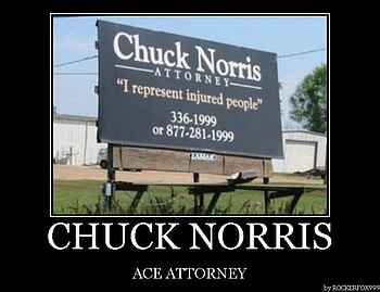 chuck norris, big sign, norris, attorney, chuck HD wallpaper