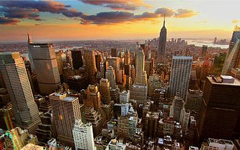 Cities, Sunset, Clouds, City, Building HD wallpaper