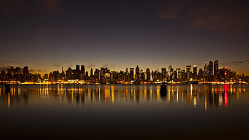 New York, Night Skylines HD wallpaper