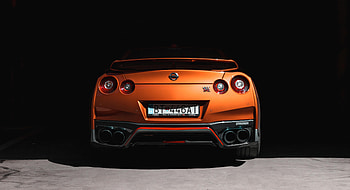 Sports, Nissan, Cars, Car, Sports Car, Back View, Rear View, Nissan Gtr HD wallpaper