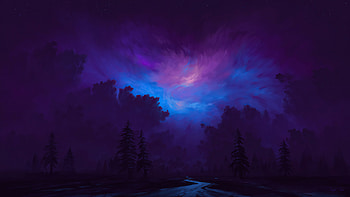Last Dreamy Night , night, evening, artist, artwork, digital-art, deviantart HD wallpaper