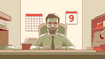 9 to 5 Job: A Ultra for Daily Inspiration, 9 to 5 job, office, man, desk HD wallpaper