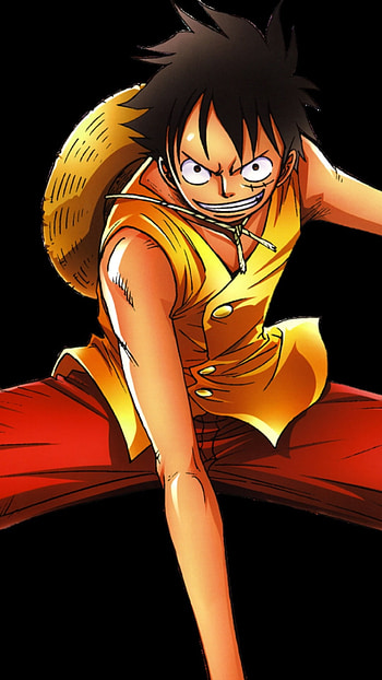 Luffy, Black Background HD phone wallpaper