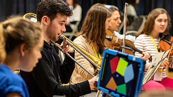 National Open Youth Orchestra, Bournemouth Symphony Orchestra, Young musicians, Talented ensemble HD wallpaper