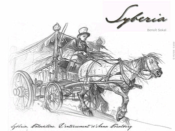 Syberia, sketch, horse, automaton HD wallpaper