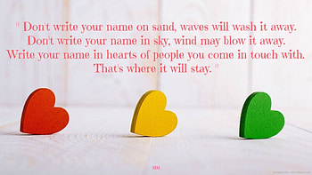 Write Your Name, Abstract, Hearts, Quotes, Thoughts, Love, Words HD wallpaper