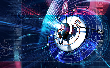 Future Tech 42, force field, abstract, 3d, extrateresstrial craft, lightning flame, future tech, cosmic HD wallpaper