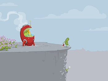 Art, , Drawing, Break, Precipice, Casts, Bring HD wallpaper