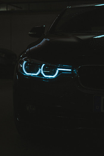 Cars, Dark, Shine, Light, Car, Headlight HD phone wallpaper