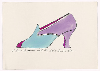 Andy Warhol, Untitled artwork, La Recherche du Shoe Perdu, MoMA HD wallpaper