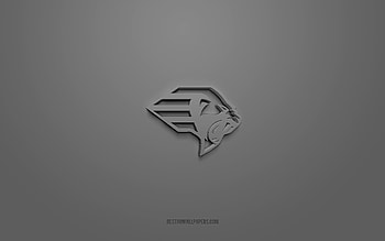 New York Guardians, creative 3D logo, gray background, XFL, 3d emblem, American football club, USA, 3d art, American football, New York Guardians 3d logo HD wallpaper