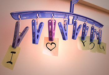 Words, , Drawing, Clothespins, Stickers, Marker HD wallpaper