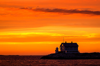 Nature, Sunset, Sea, Building, Coast HD wallpaper