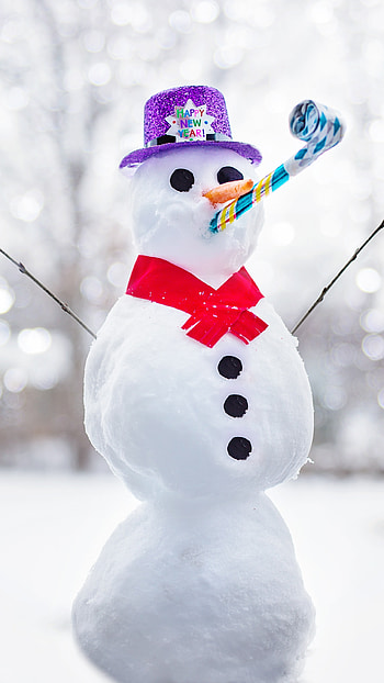 Snowman, White HD phone wallpaper