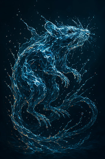 Aqua Rat: Liquid HD phone wallpaper