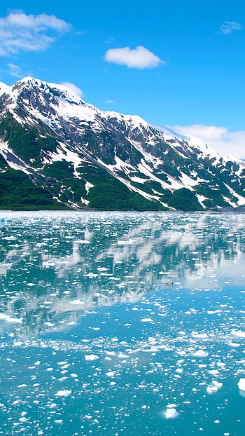 Alaska travels, Alaska glacier, Ice mountains, Stunning scenery HD phone wallpaper