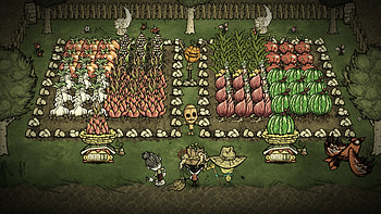 Don't Starve Together : Cozy Farm Harvest Scene, video game, Don't Starve Together HD wallpaper