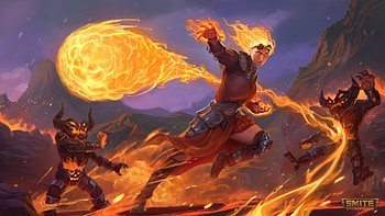 Chandra Nalaar Pele, Pele (Smite), video game, Smite, Chandra Nalaar HD wallpaper