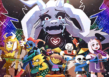 SAVE the World, Frisk (Undertale), Asriel (Undertale), video game, Undertale HD wallpaper