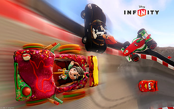 Vanellope von Schweetz, Lightning McQueen, video game, Disney Infinity HD wallpaper