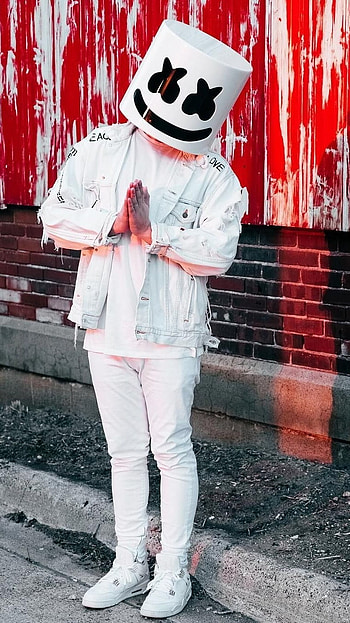 Marshmello, Alone, alone marshmello HD phone wallpaper