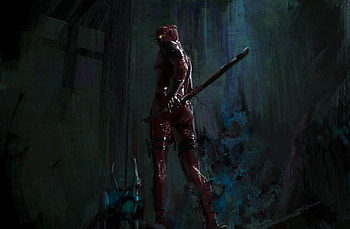 Deadpool, dark, artwork HD wallpaper