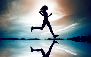 girl runs on water, girl, water, runs, on HD wallpaper