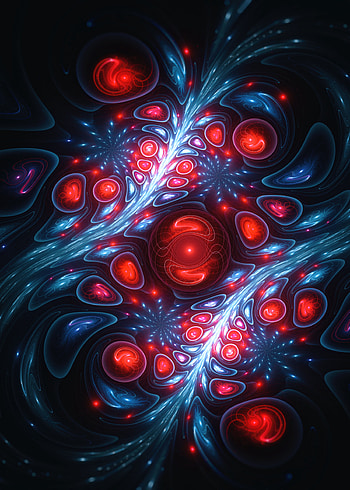 Abstract, Patterns, Dark, Circles, Fractal HD phone wallpaper