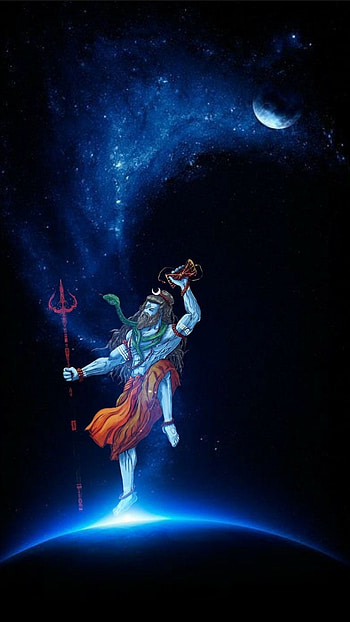 Rudra Shiva, Dark Theme HD phone wallpaper