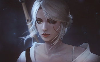 Witcher 3, artwork, Ciri HD wallpaper