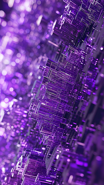 Purple Abstract Tech, Abstract, purple, abstract purple, digital, technology HD phone wallpaper