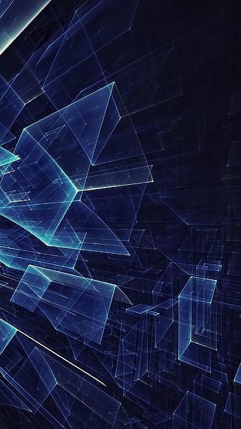 Abstract geometry, Vibrant colors, Digital art, Visual aesthetics HD phone wallpaper