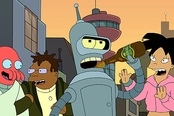 Futurama Group Fun - Bender, Amy, Zoidberg & Hermes, Bender (Futurama), Amy Wong, Zoidberg (Futurama), TV Show, Futurama HD wallpaper