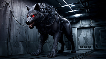 Fenrir: Stunning Ultra of the Fearsome Wolf, fenrir, wolf, monster, Sci Fi HD wallpaper