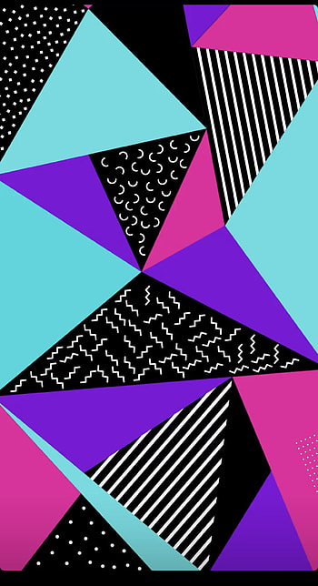 80's, magenta, symmetry, funky, geometry, abstract HD phone wallpaper
