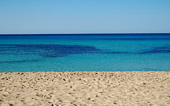 Nature, Sea, Beach, Sand, Horizon HD wallpaper