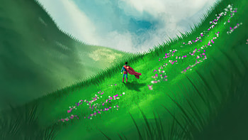 Man Of Steel In Silent Fields, superman, superheroes, artwork, art, digital-art HD wallpaper