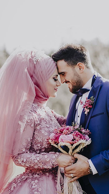 Muslim Couple, Islamic, Marriage HD phone wallpaper