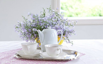 Still Life, tea pot, tray, cup HD wallpaper