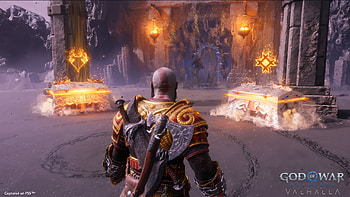 God of War: Ragnarök - Mythical Adventure Game Background, God of War: Ragnarök, video game HD wallpaper