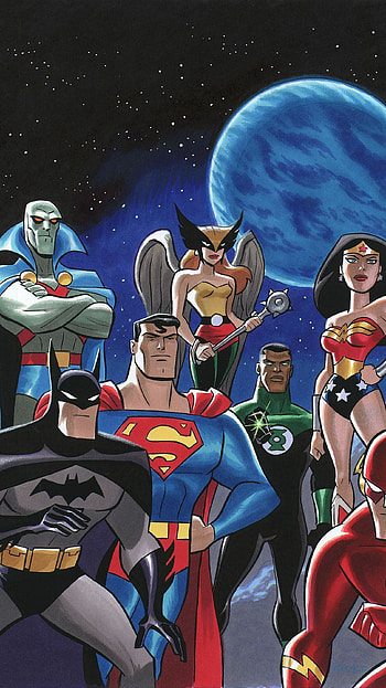 Martian Manhunter and Hawkgirl, DC Heroes HD phone wallpaper