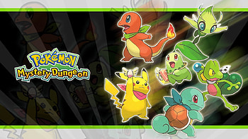 Pokemon Mystery Dungeon: Explorers of Sky , mystery, pokemon mystery dungeon explorers, pikachu, squirtle, treecko, pokemon mystery dungeon explorers of sky, pokemon mystery dungeon, dungeon, pmd, chikorita, charmander, sky, pokemon, celebi HD wallpaper