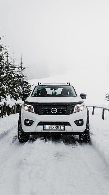 Nissan, Snow, Cars, Car, Suv, Front View HD phone wallpaper