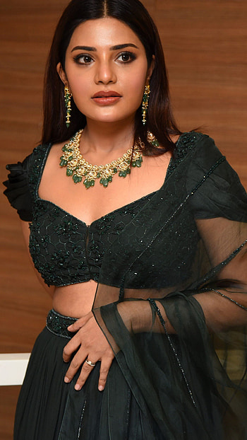 Atmika, saree lover, tamil actress HD phone wallpaper