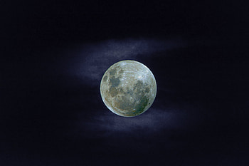 Luna mineral, cielo, colores, noche, nubes HD wallpaper