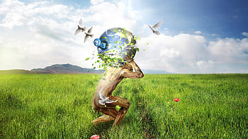 BARE, creative, graphics, artist, digital-art HD wallpaper