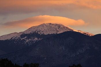 Sunrise Over Santa Fe Baldy , sunrise, nature HD wallpaper